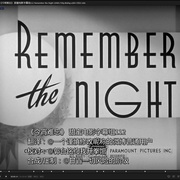 Remember the Night